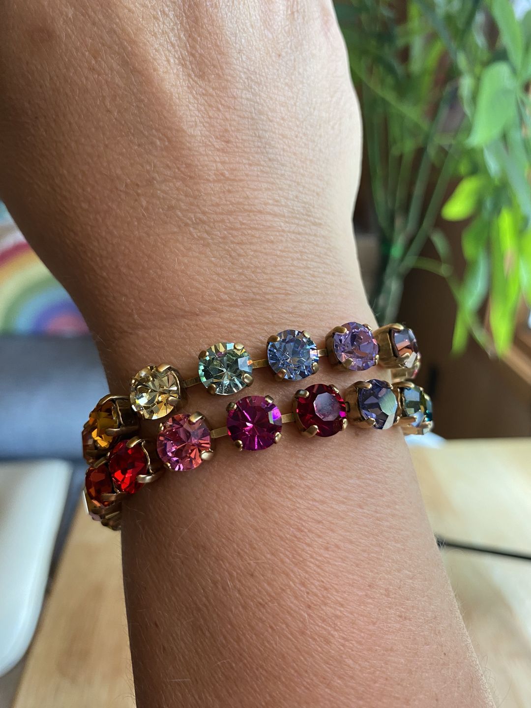 Customer photo review of Arista Bracelet in Cosmic Ombré