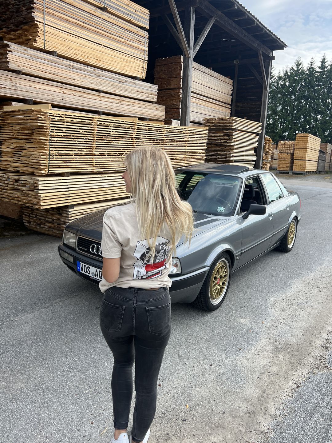 Customer photo review of T-SHIRT Schrauben Glücksgefühle RÜCKENDRUCK