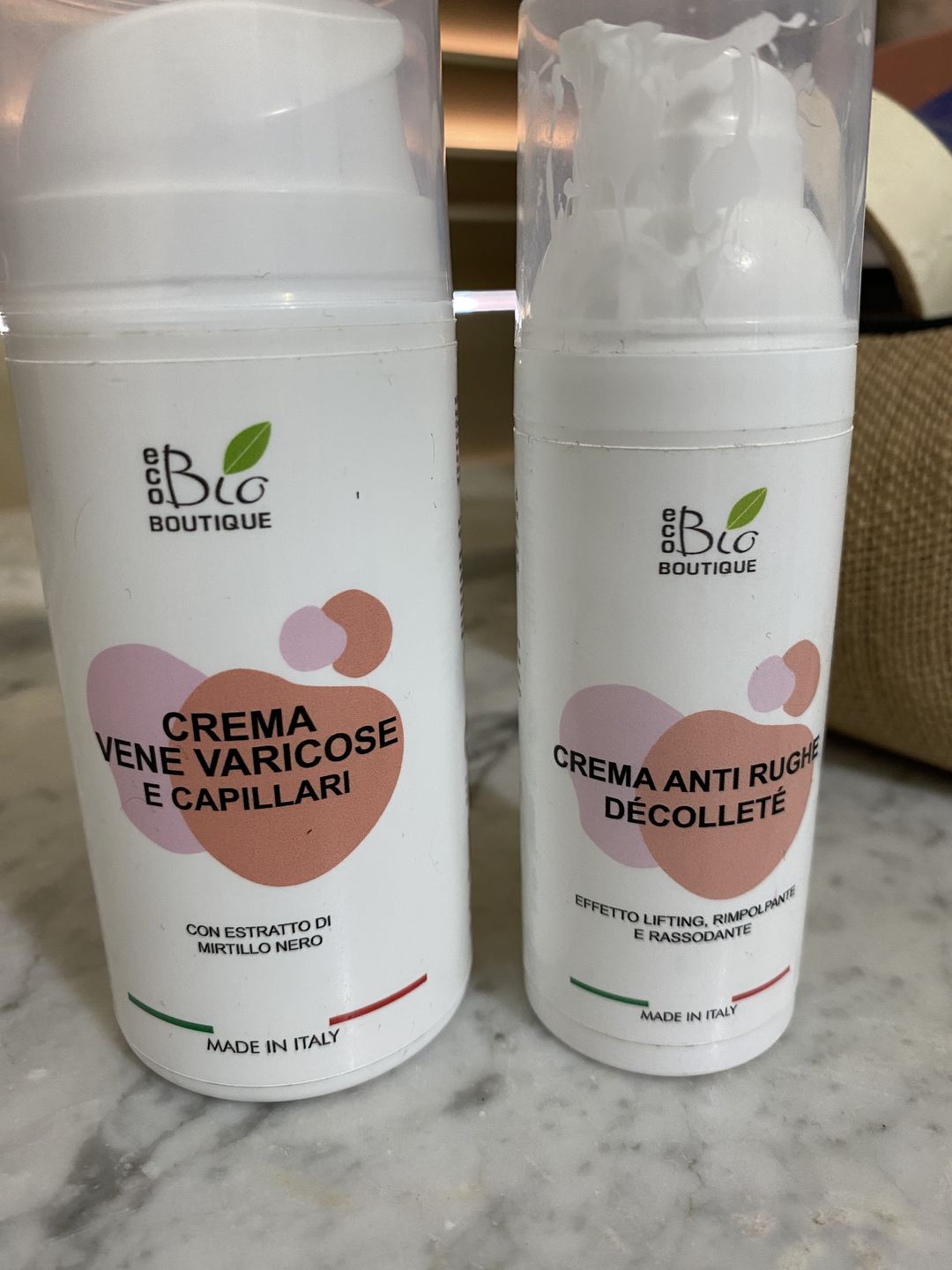 Customer photo review of Crema Anti Rughe Décolleté