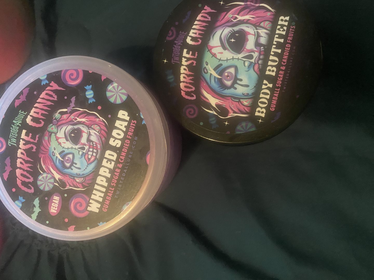 Customer photo review of Corpse Candy Body Butter (Gumball sugar & Candy Fruits)