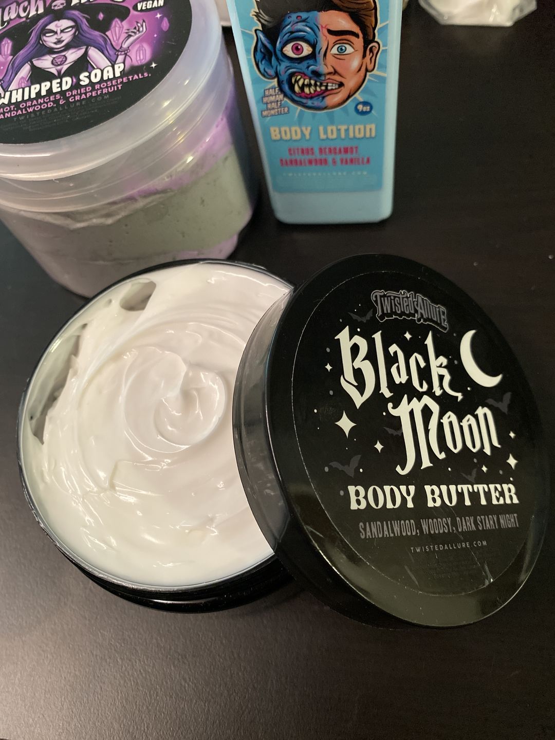 Customer photo review of Black Moon  Body Butter