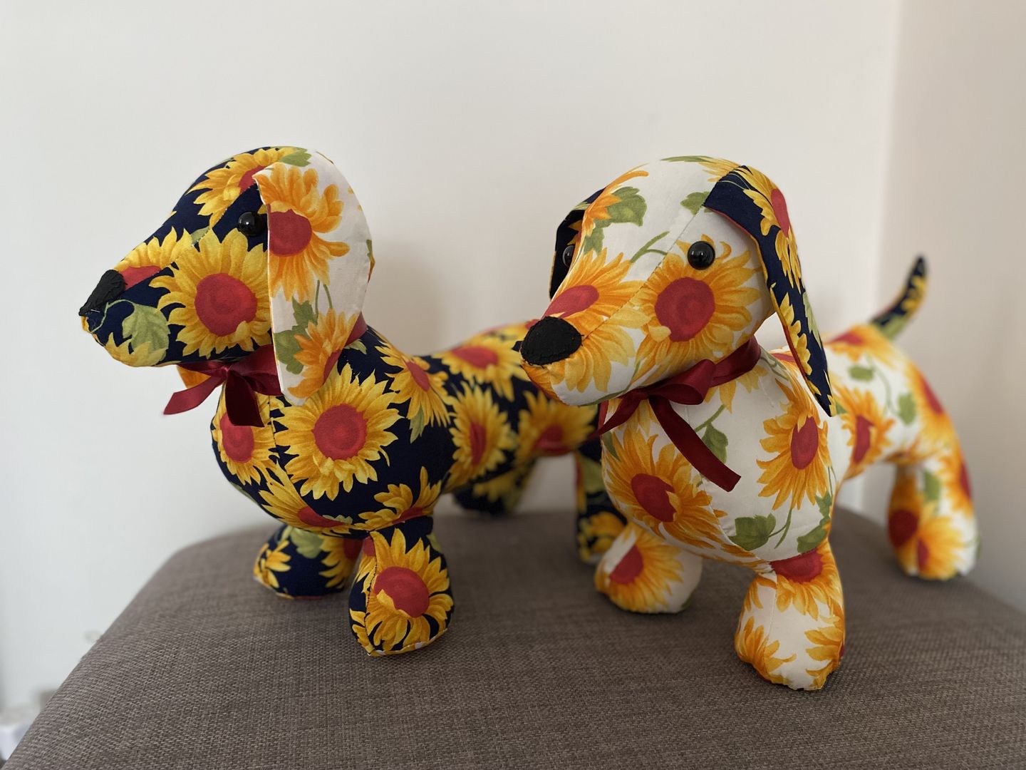 Customer photo review of Sunflowers Rose & Hubble Cotton Poplin Fabric