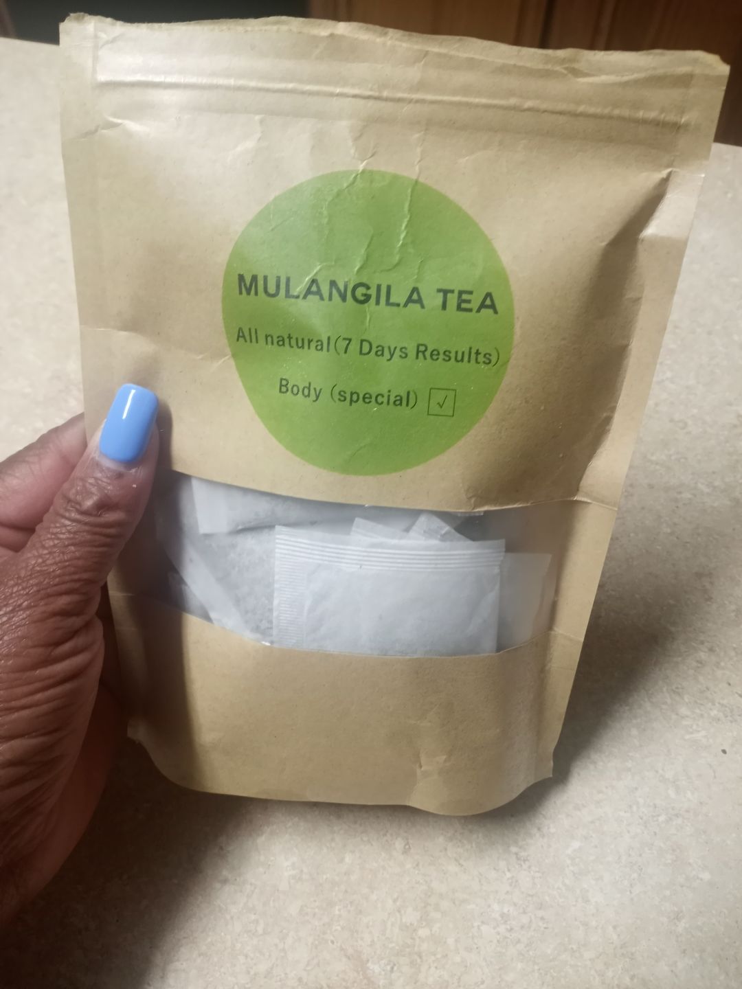 Customer photo review of RAPID WEIGHTLOSS  TEA