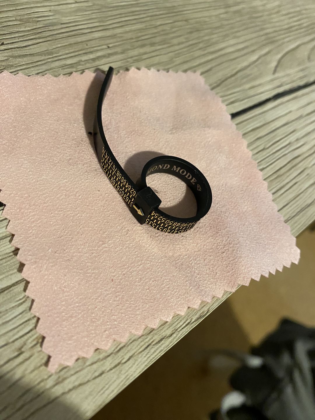 Customer photo review of Ring Sizer