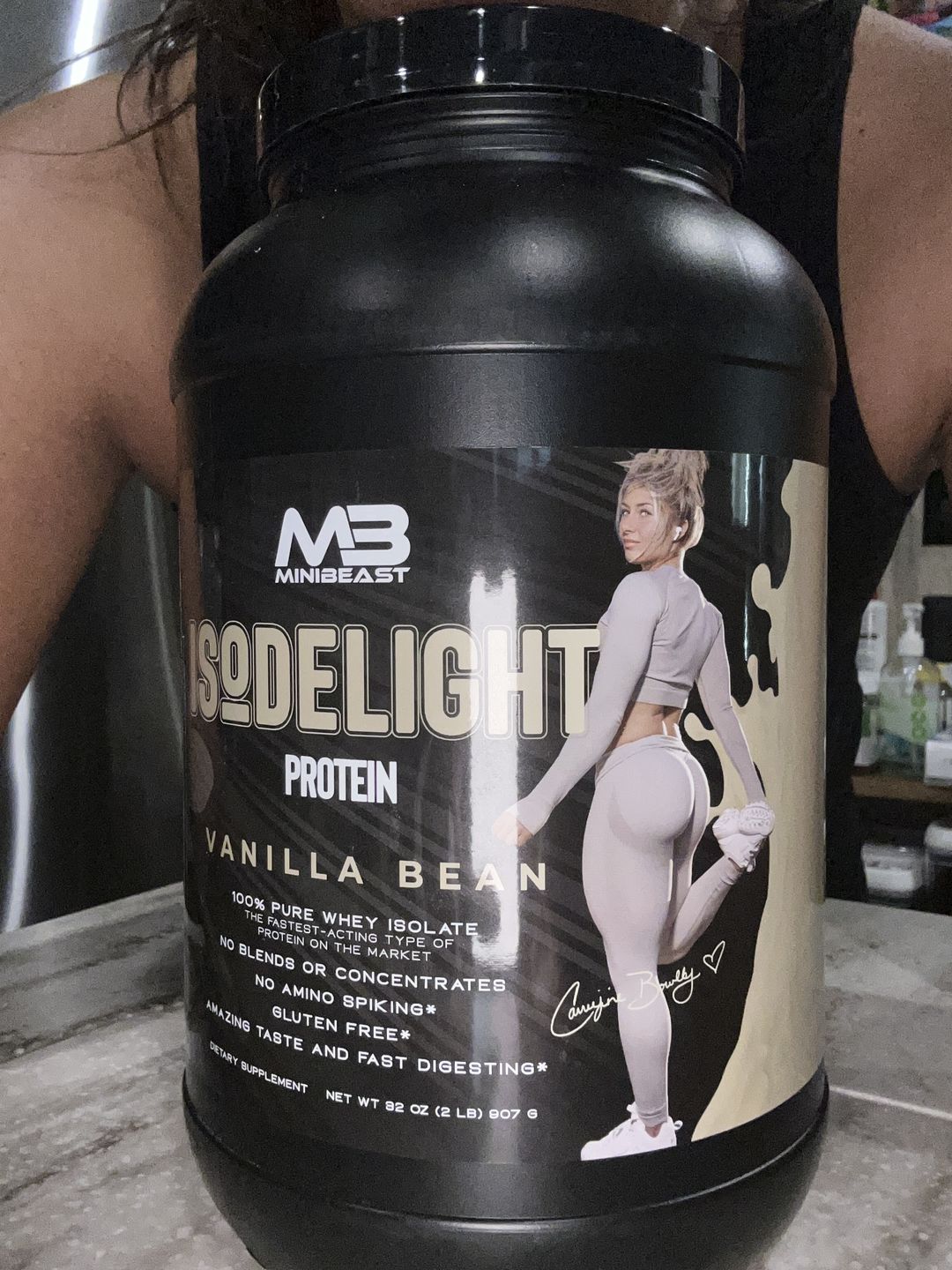 Customer photo review of IsoDelight Protein
