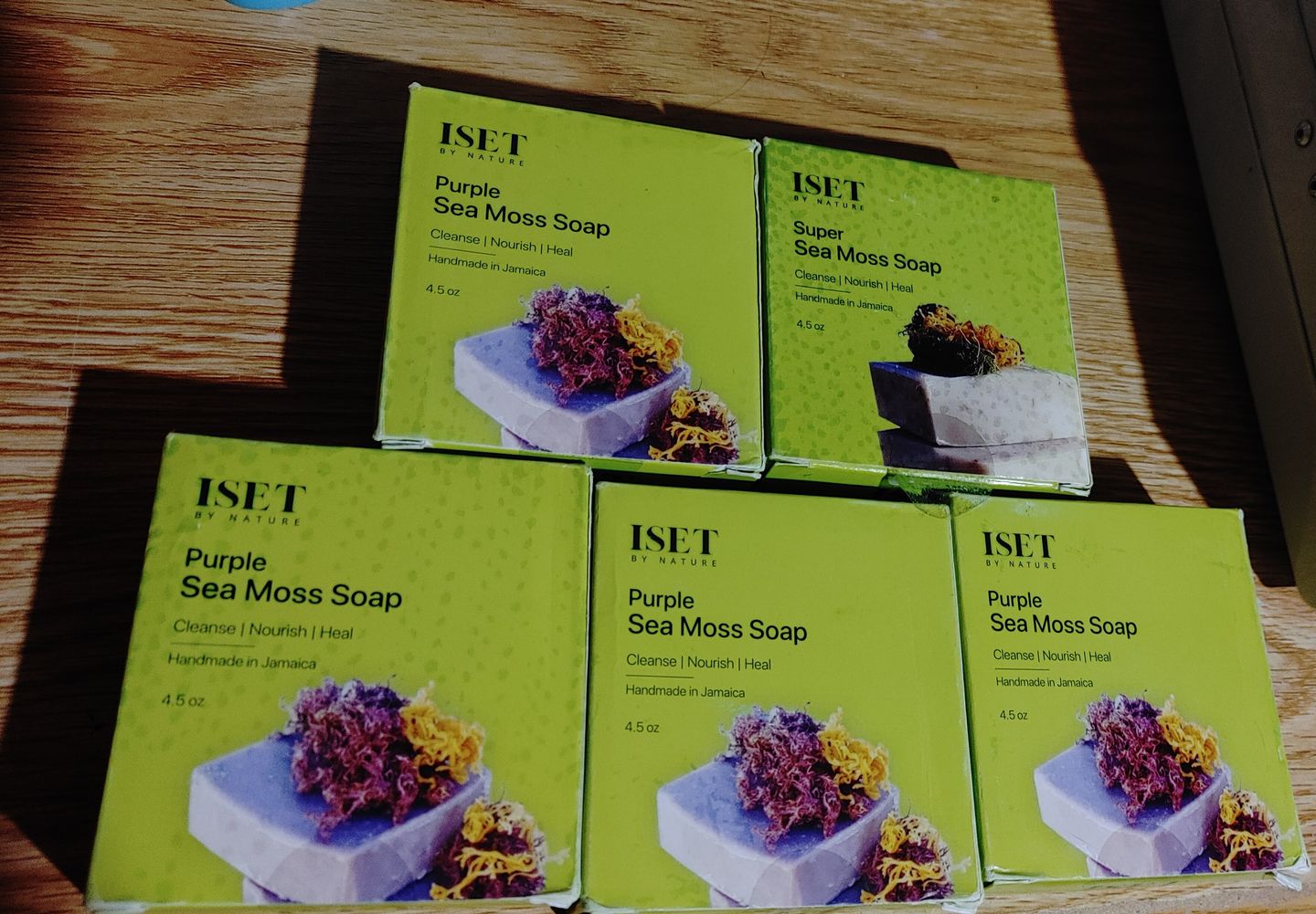 Customer photo review of Purple Sea Moss Soap (Handmade, Vegan)
