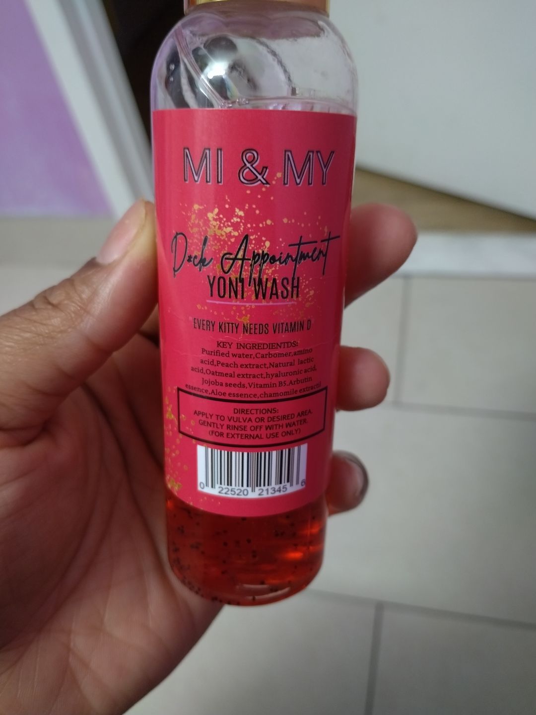 Customer photo review of D Appointment Yoni Wash