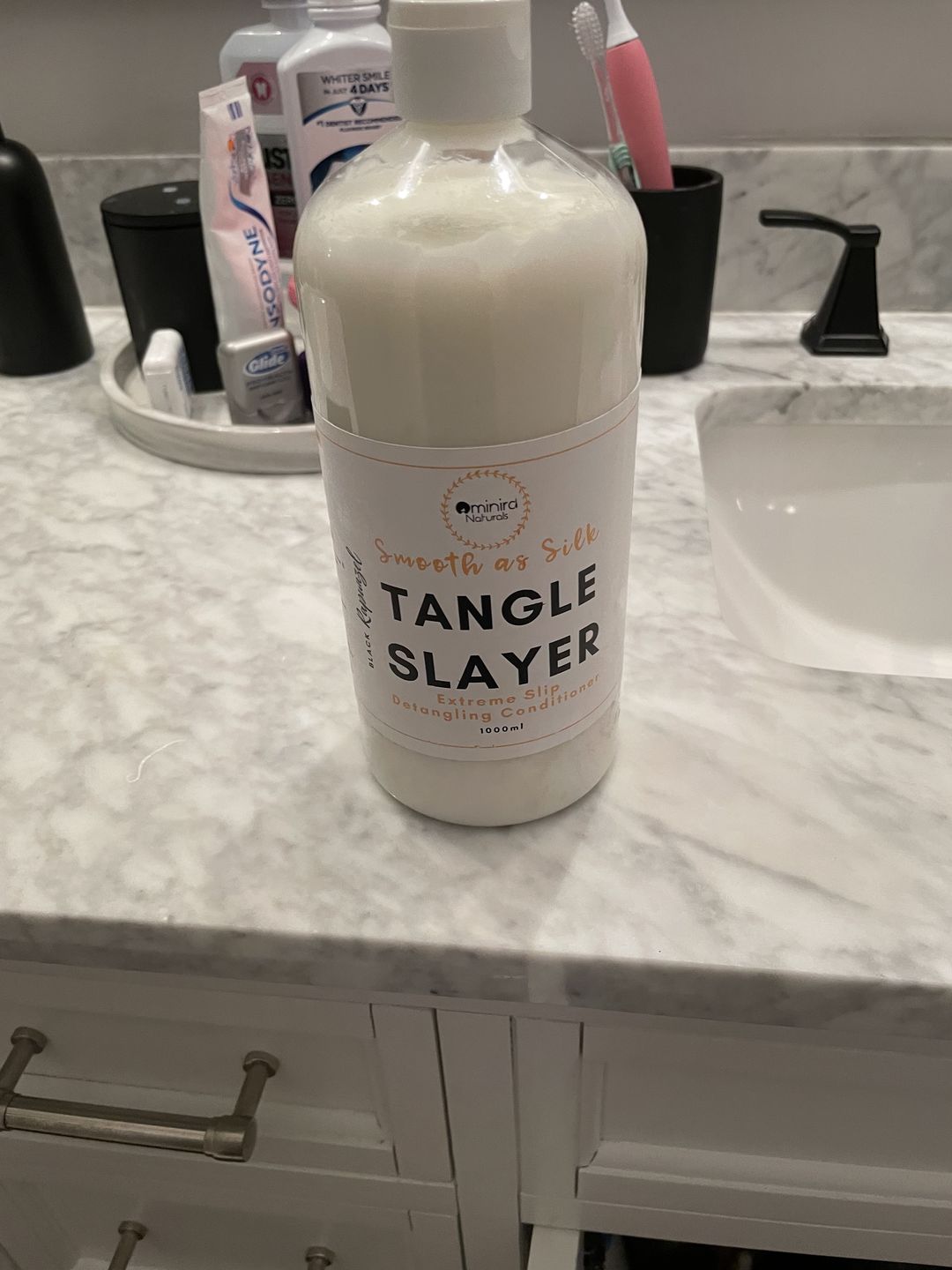 Customer photo review of "Tangle Slayer" Extreme Slip Detangling Conditioner