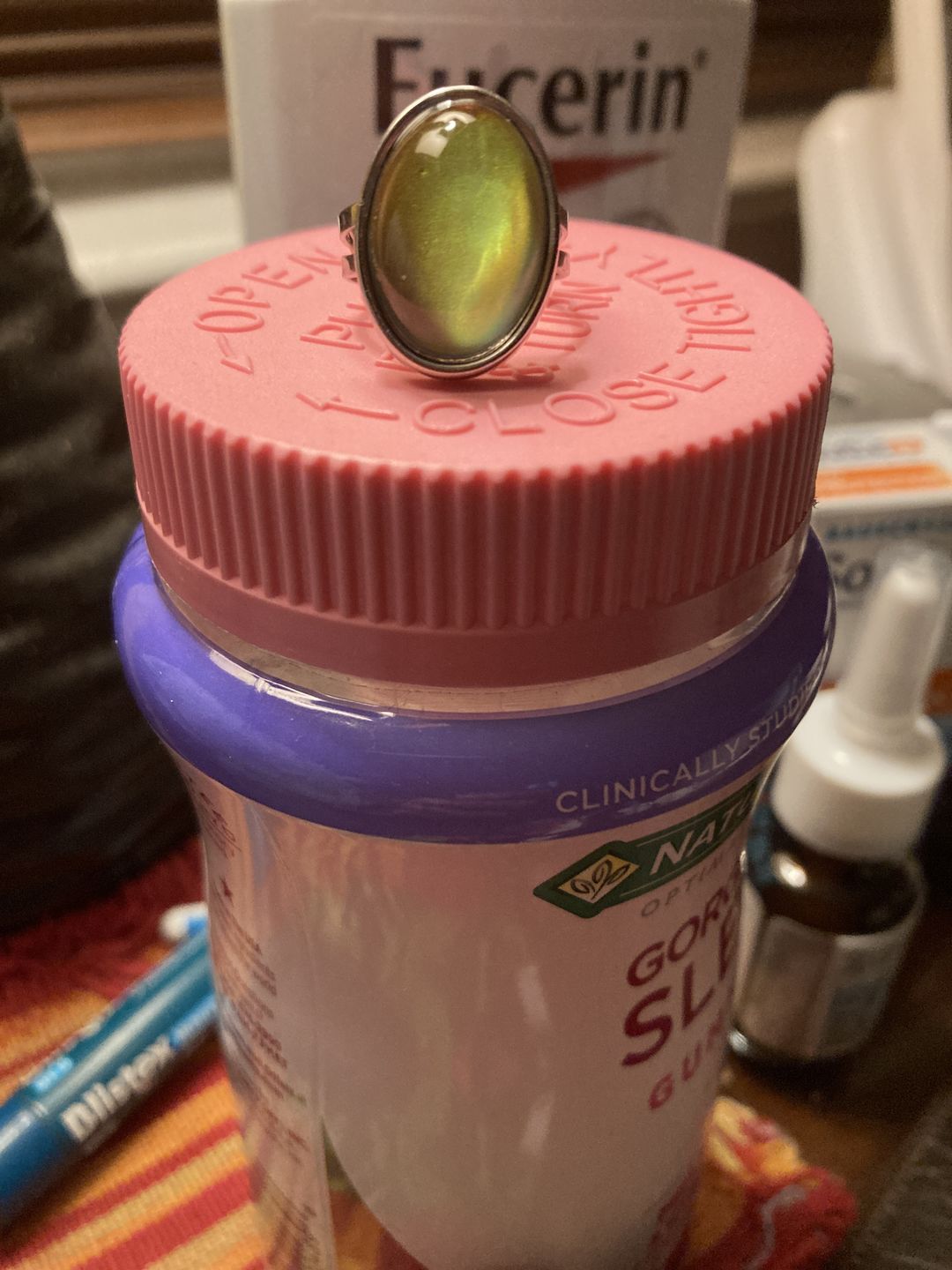 Customer photo review of Oval Mood Ring