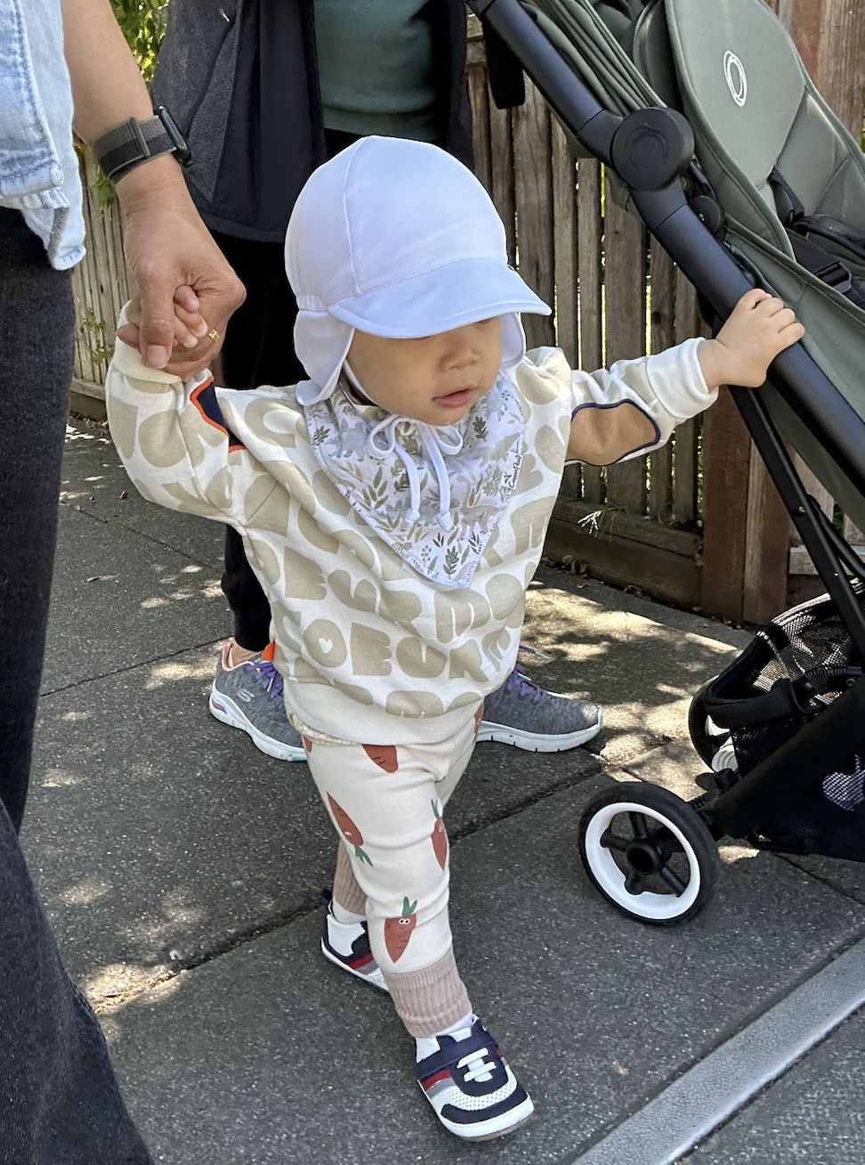 Customer photo review of Kid Mon Coeur All-Over Sweatshirt