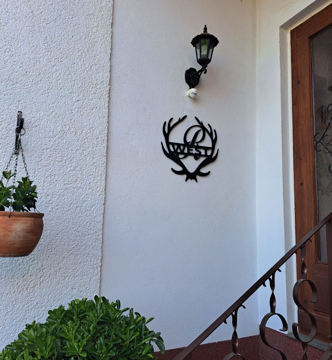 Customer photo review of Monogramm - Hirschgeweih aus edlem Stahl (personalisierbar)