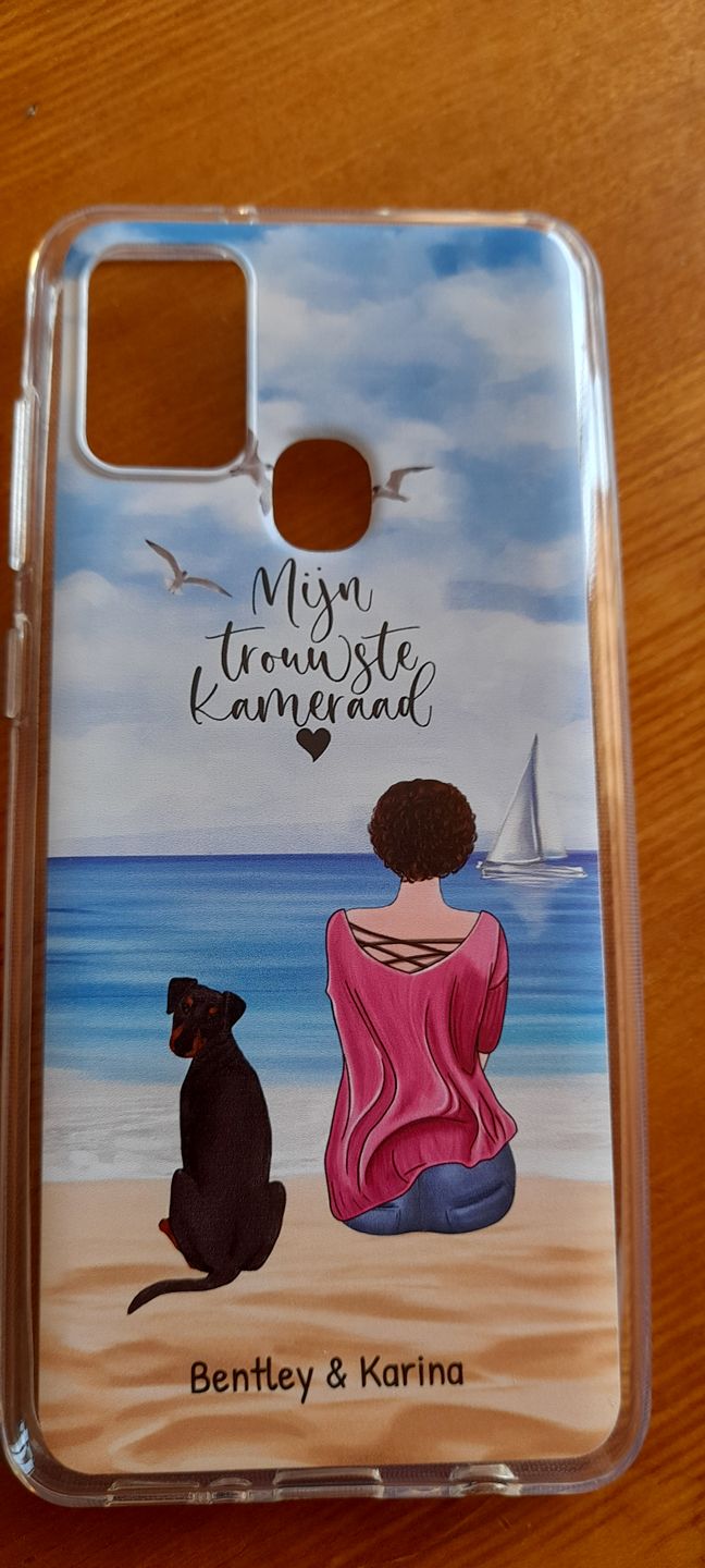 Customer photo review of Onderweg met huisdier - Gepersonaliseerd Telefoonhoesje