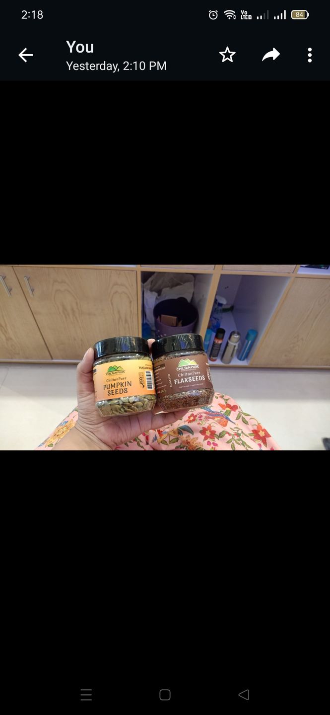 Customer photo review of Roasted Flaxseeds - Flex seed