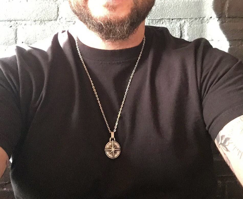 Customer photo review of Compass of Life - Necklace