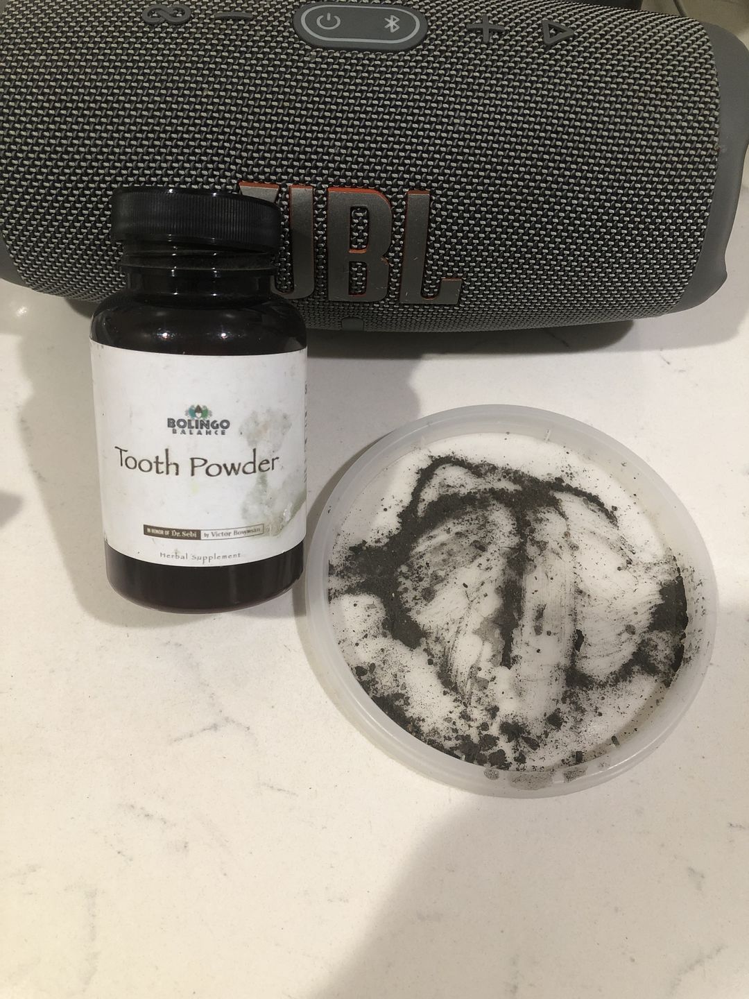 Customer photo review of TOOTH POWDER