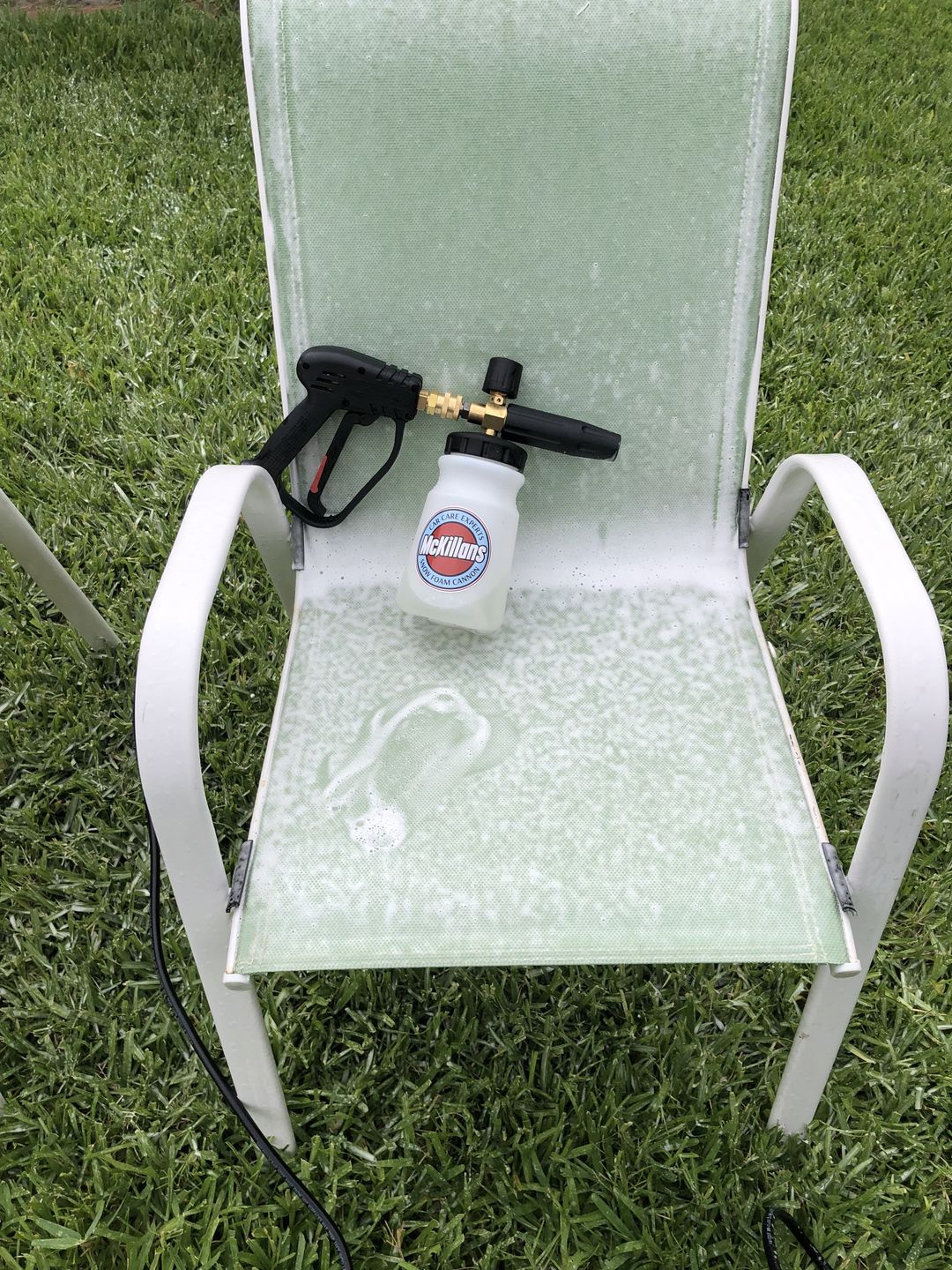 Customer photo review of Wide Mouth Foam Cannon