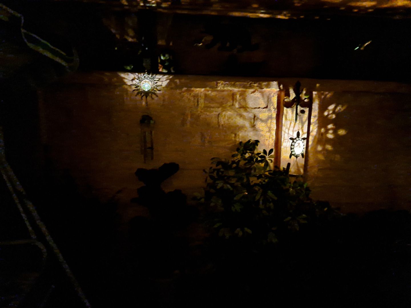 Customer photo review of Colgante de Viento Solar - Largo 1 m Inoxidable IP44 Luz Cálida
