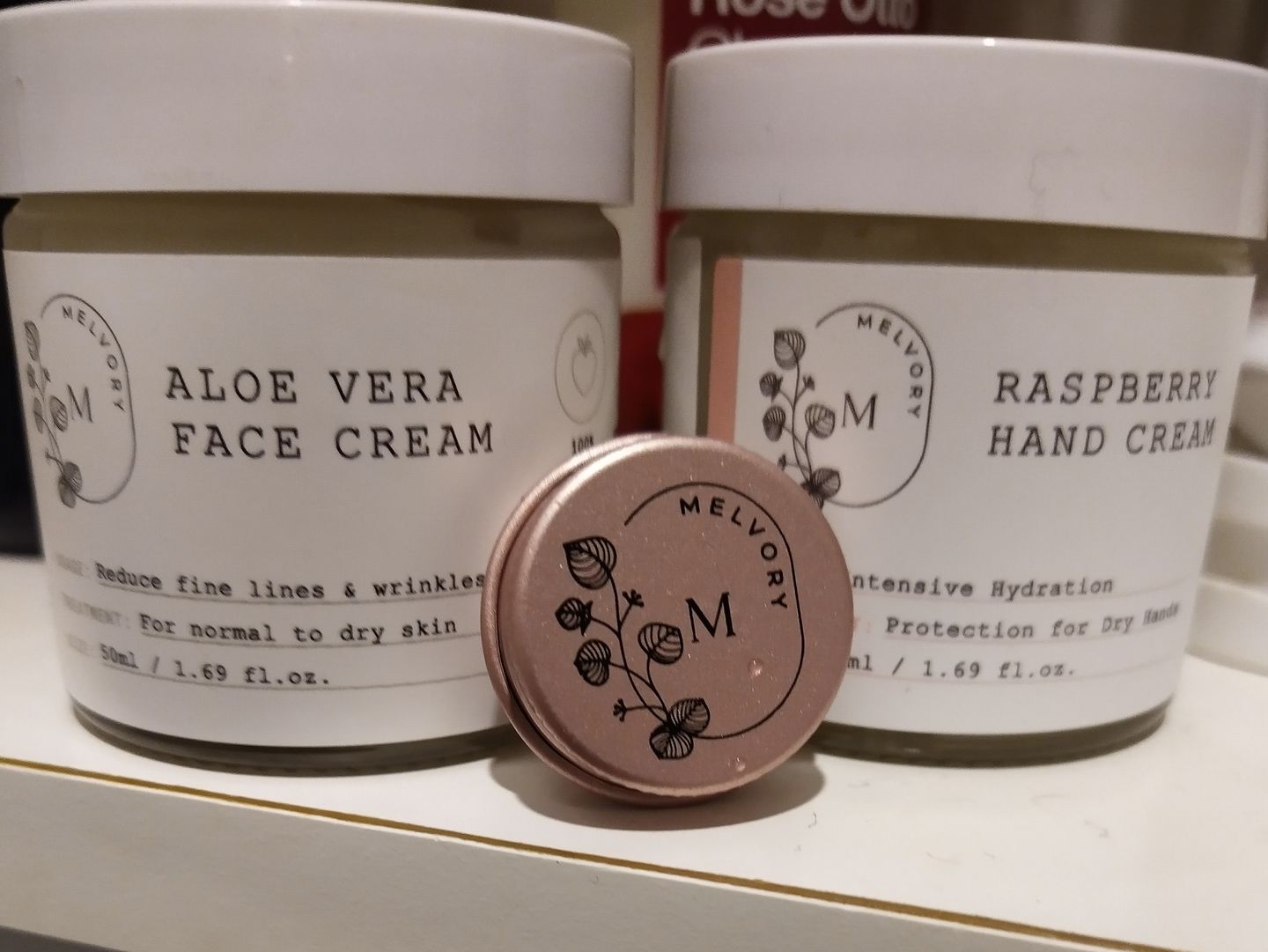 Customer photo review of Aloe Vera Face Cream
