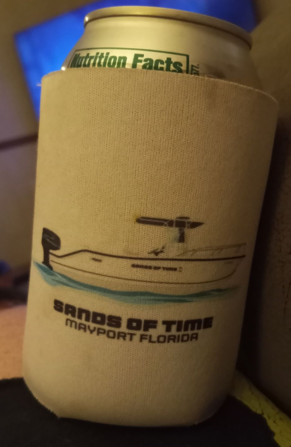 Customer photo review of Custom Boat Koozie