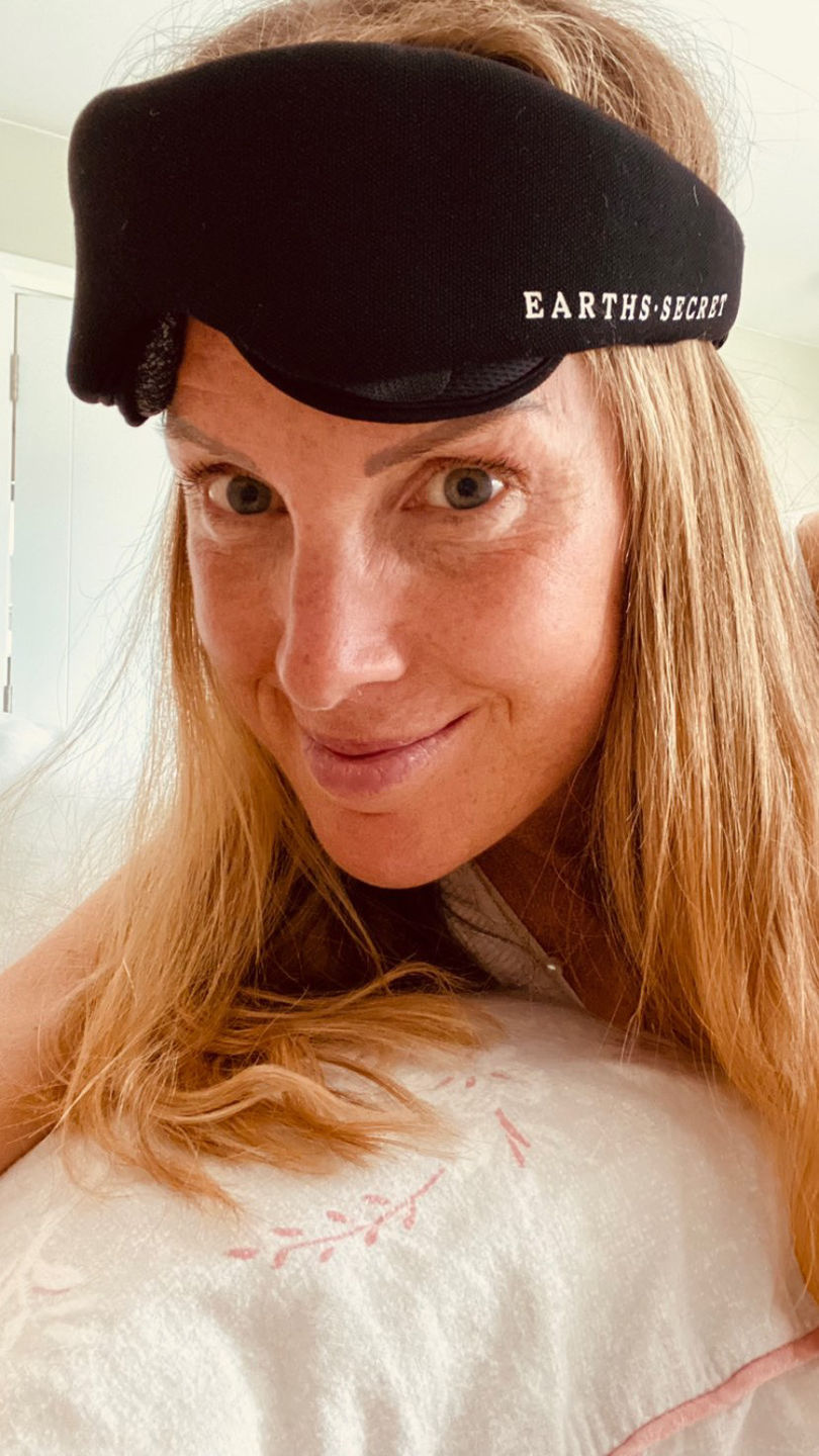 Customer photo review of Earths Secret Sleep Mask