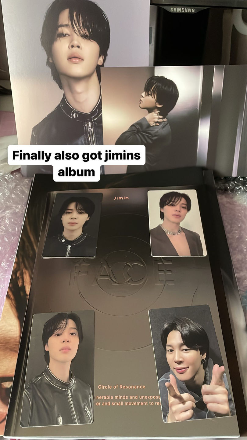 Customer photo review of BTS JIMIN - FACE 1ST SOLO ALBUM NO P.O.B VER.