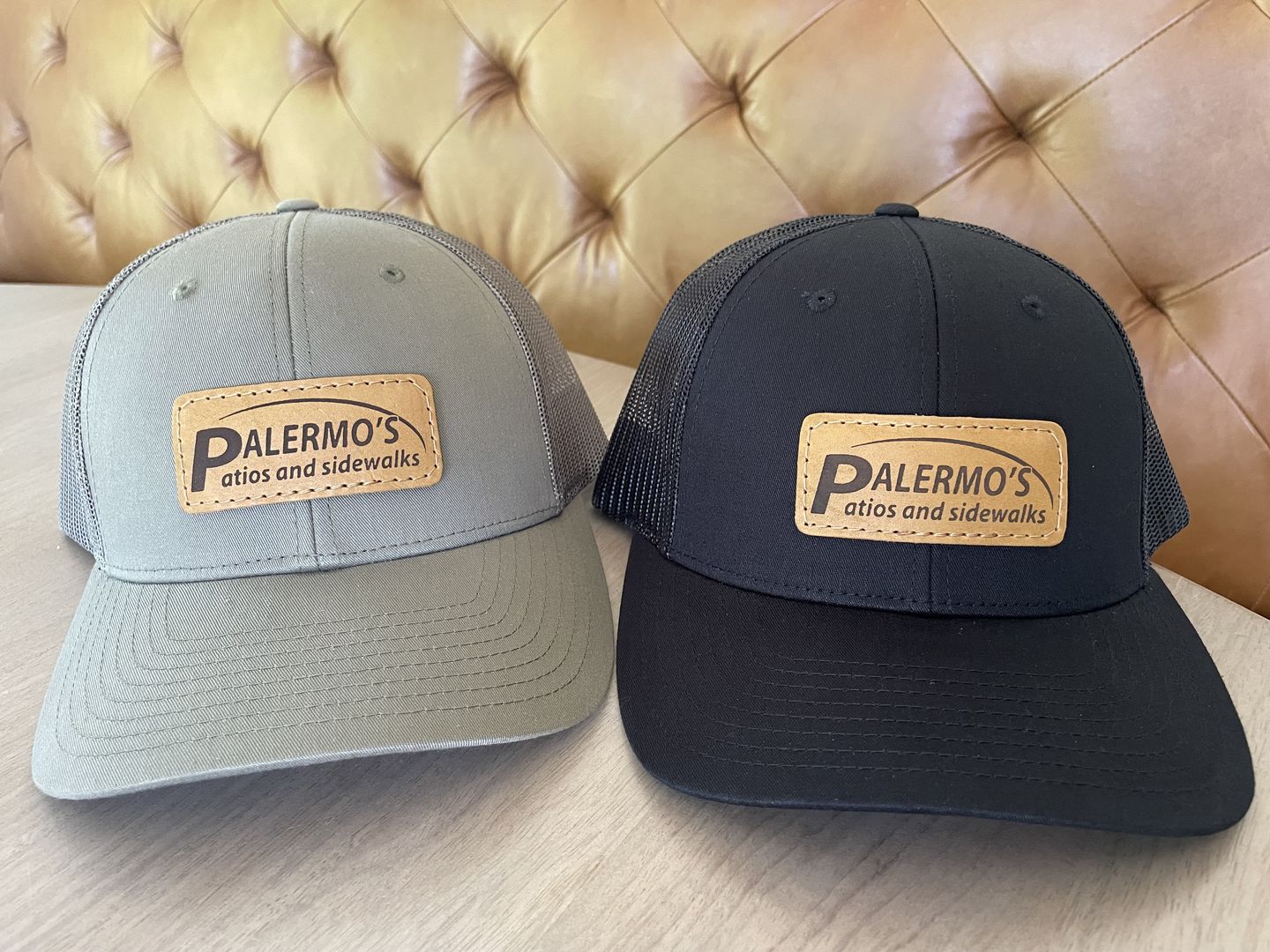 Customer photo review of Richardson 115 Custom Leather Patch Hat