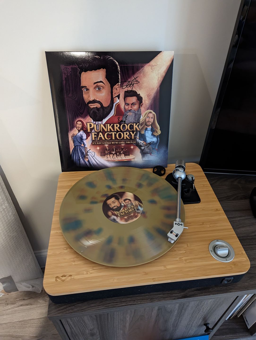 Customer photo review of It's Just a Stage We're Going Through Vinyl (Signed)