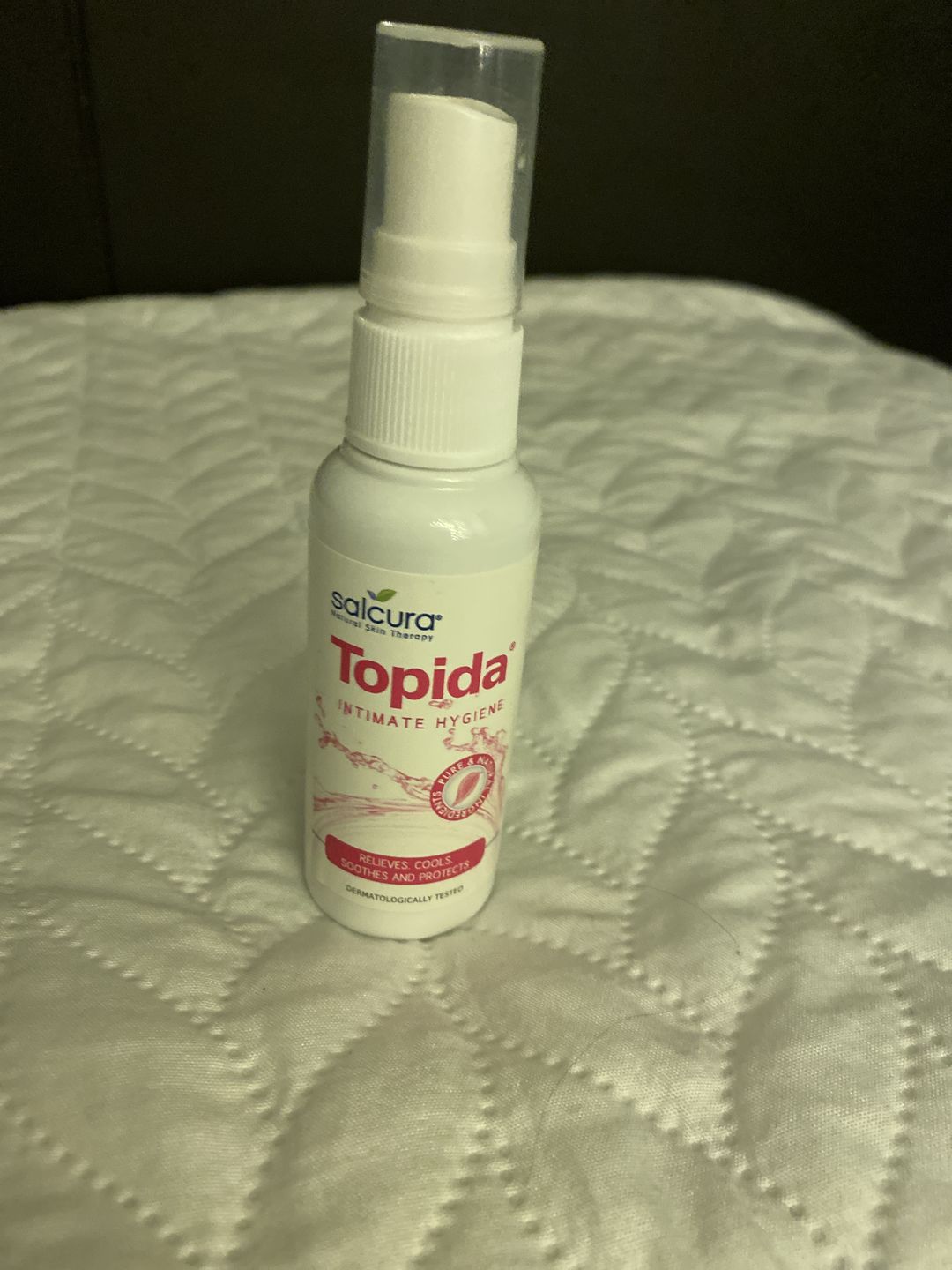 Customer photo review of Topida Intimate Hygiene Spray