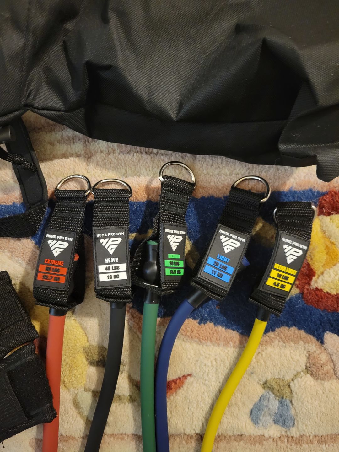 Customer photo review of Stackable Resistance Band Set