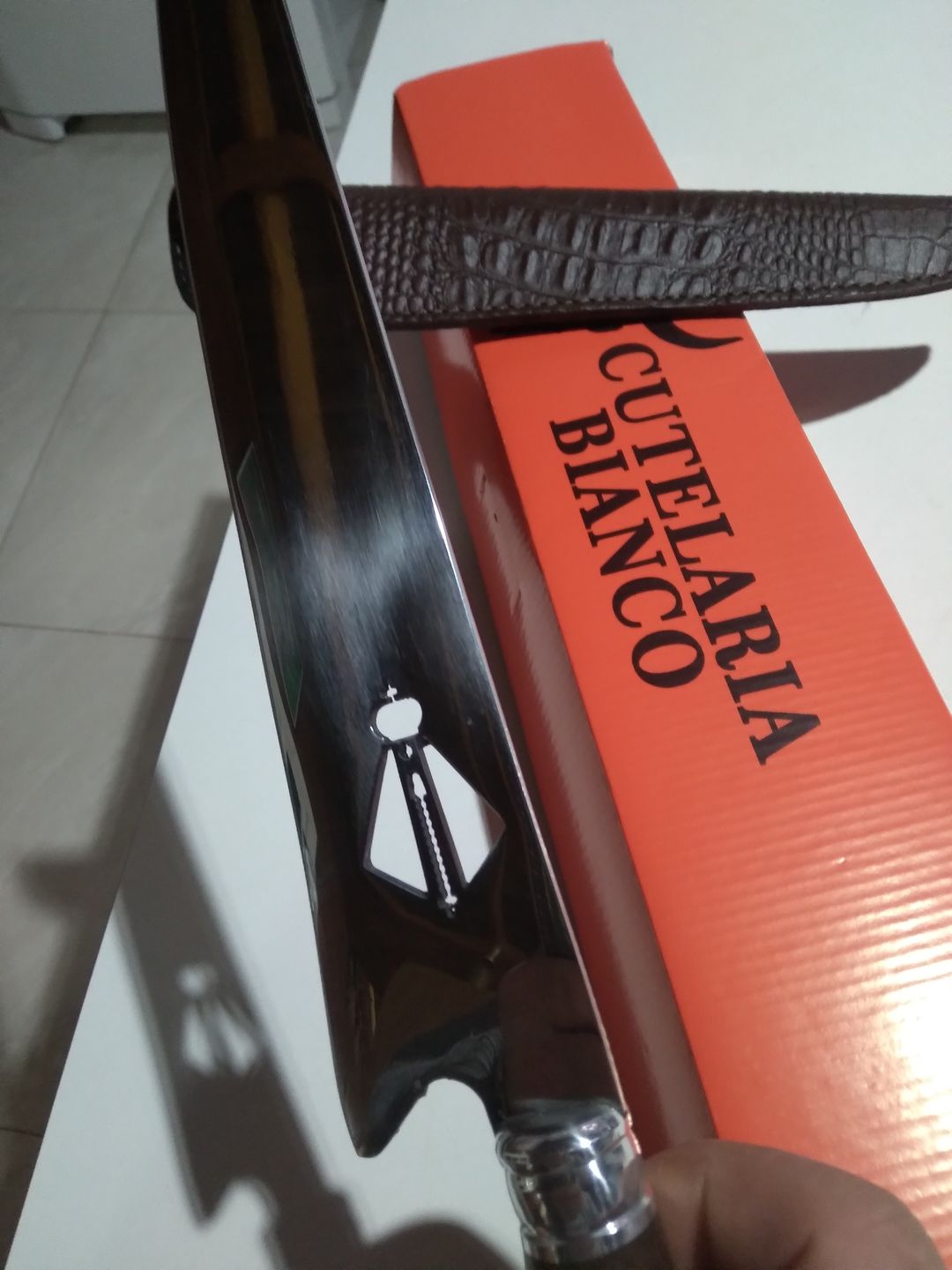 Customer photo review of Faca Artesanal Agro É TOP