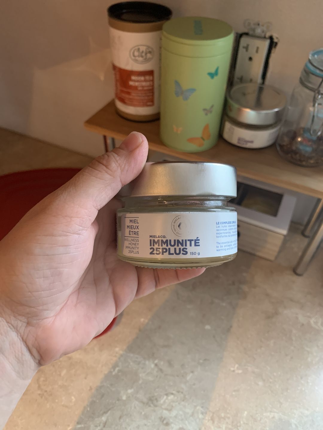 Customer photo review of Miel Mieux-Être Immunité 25PLUS