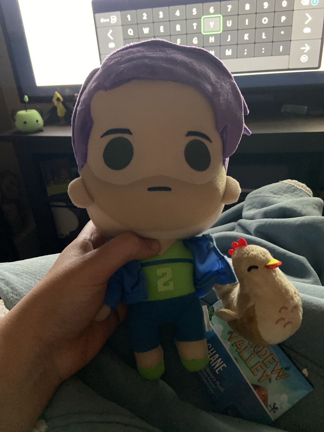 Customer photo review of Stardew Valley - Shane Collector's Plush