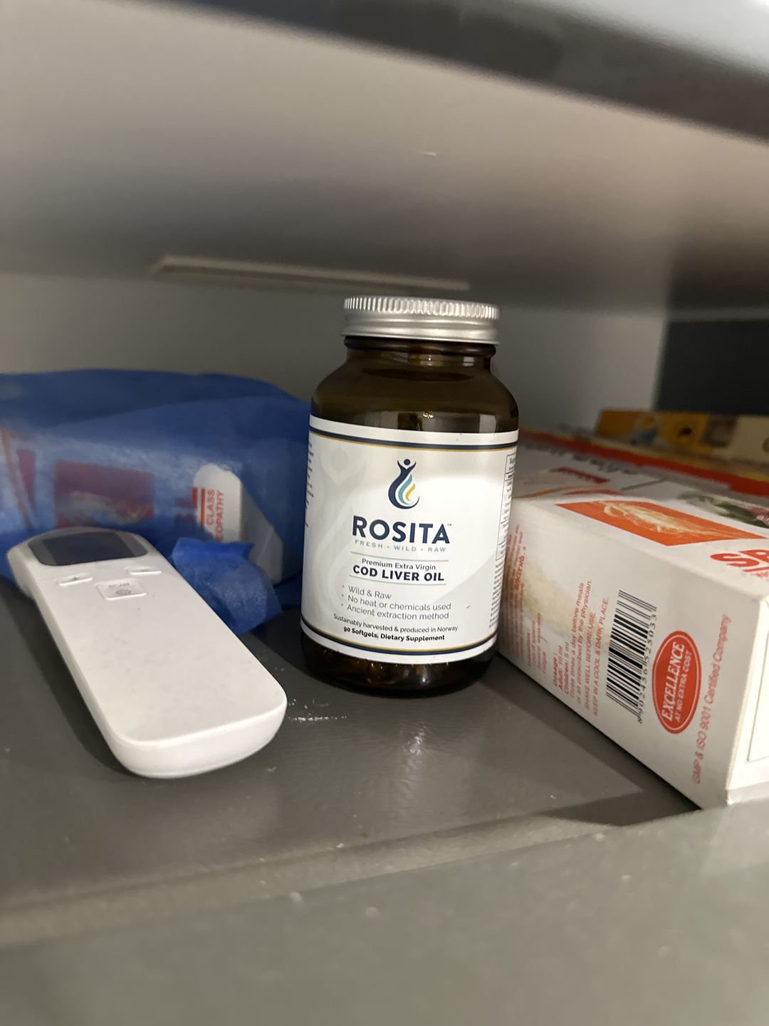 Customer photo review of Rosita Extra Virgin Cod Liver Oil 90 Softgels