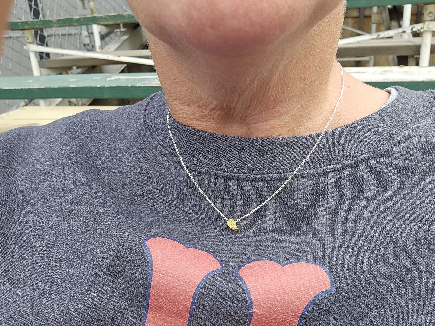 Customer photo review of always near memorial necklace