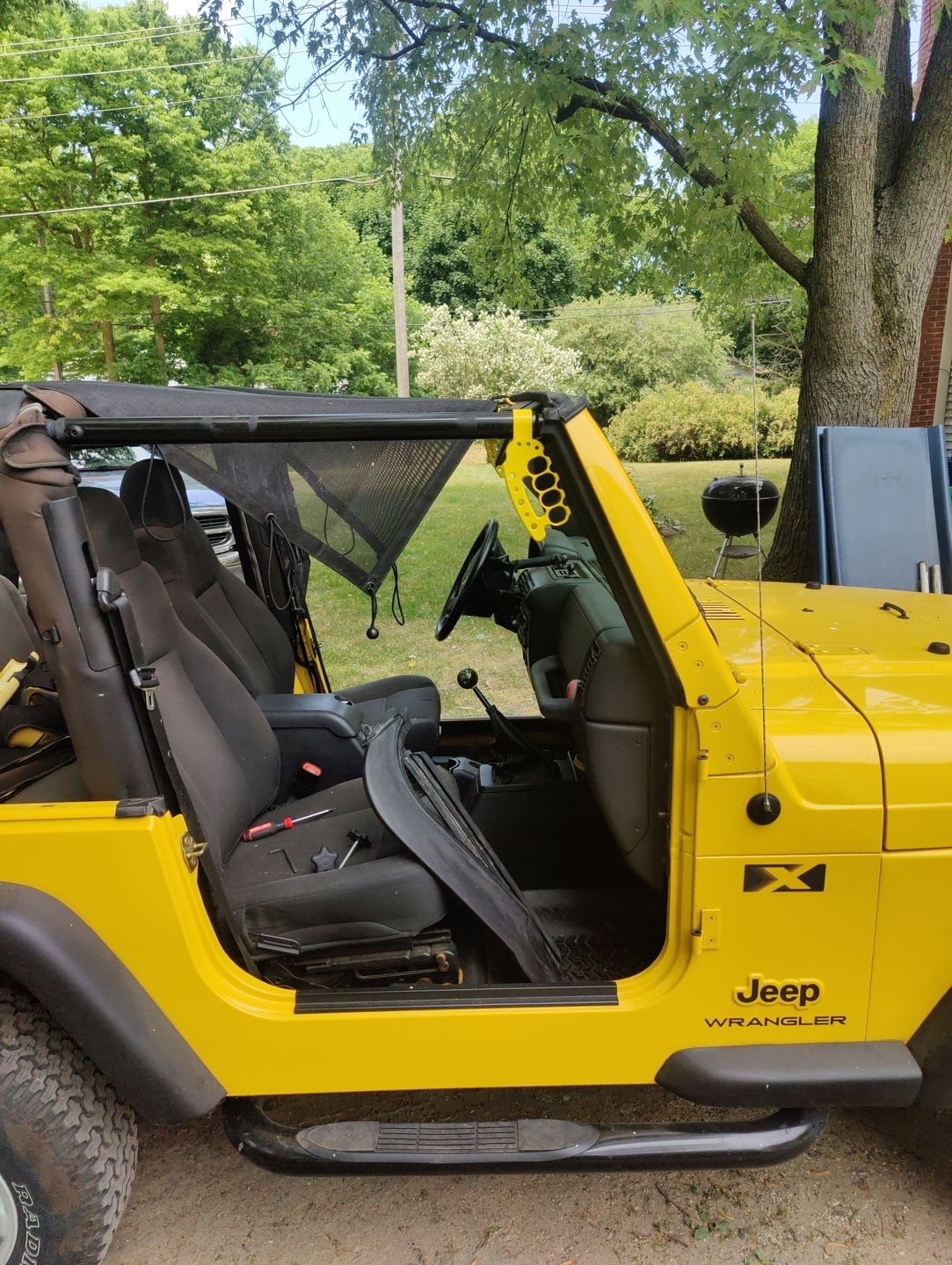 Customer photo review of TJ/LJ Handle & Mirror Bundle