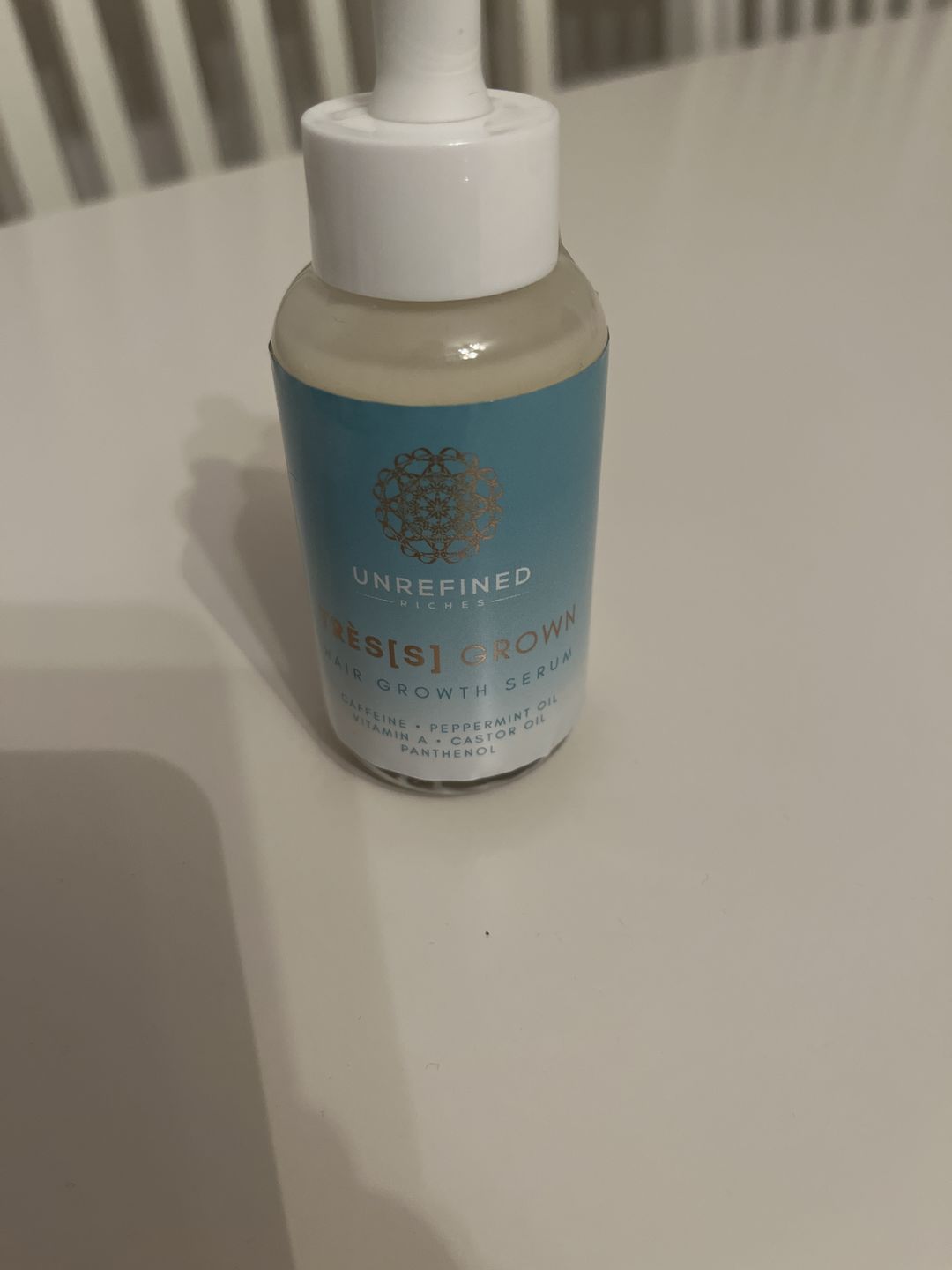 Customer photo review of TRÈS[S] GROWN - Hair Growth Serum