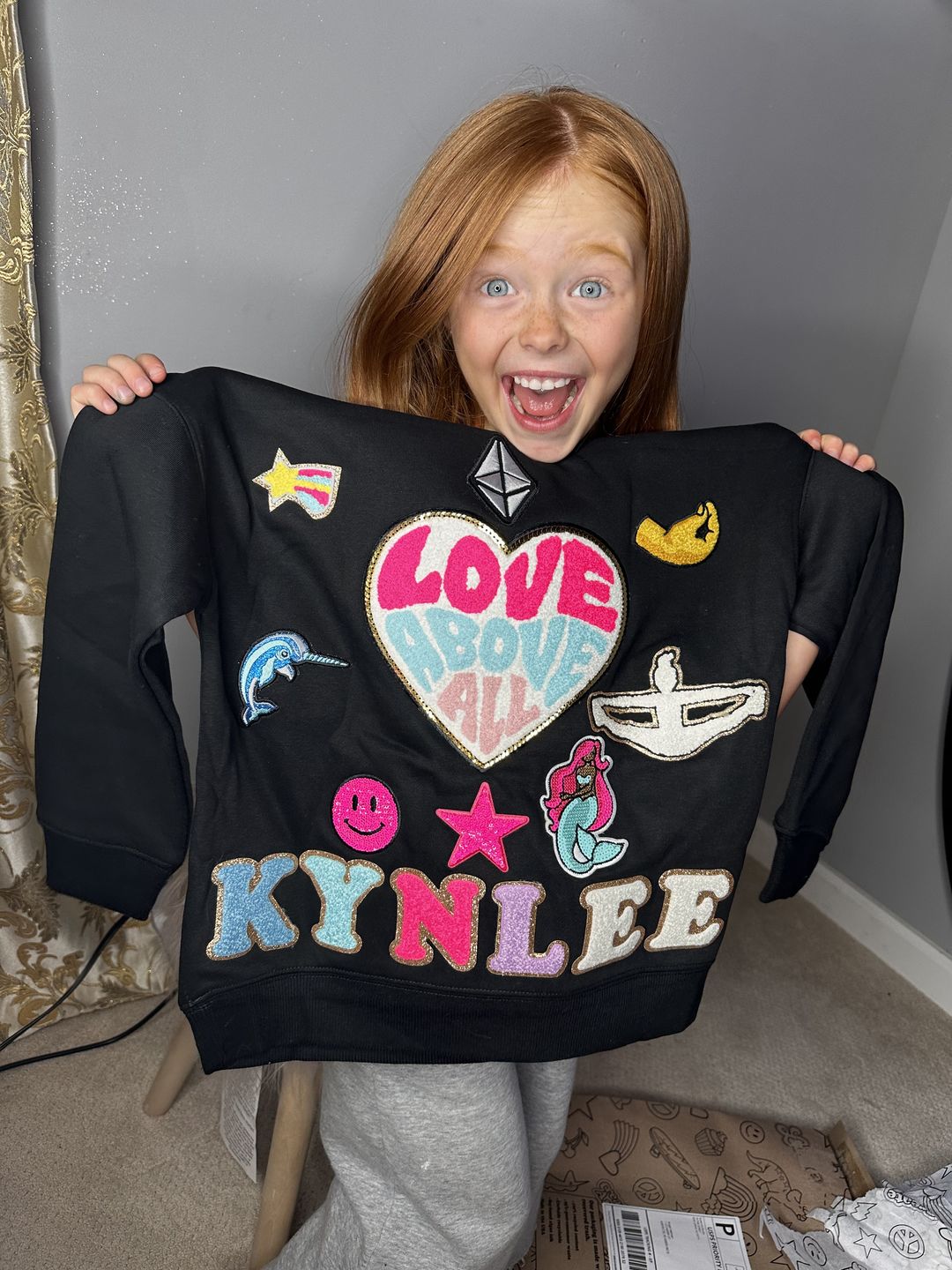 Customer photo review of Kids Pullover Hoodie