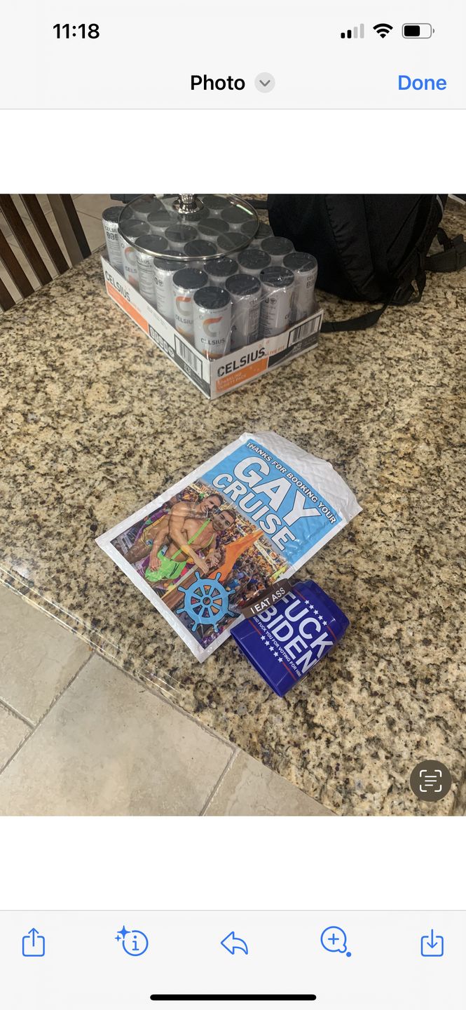 Customer photo review of Gay Cruise Prank Package
