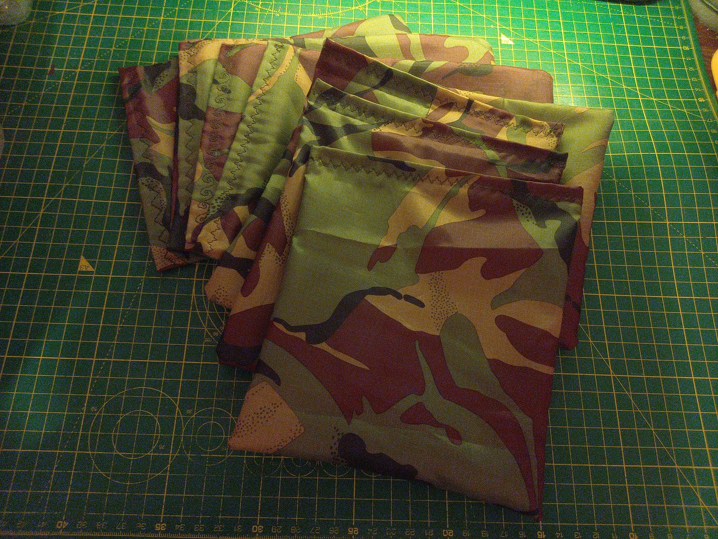 Customer photo review of Water Resistant Camouflage Ripstop Fabric