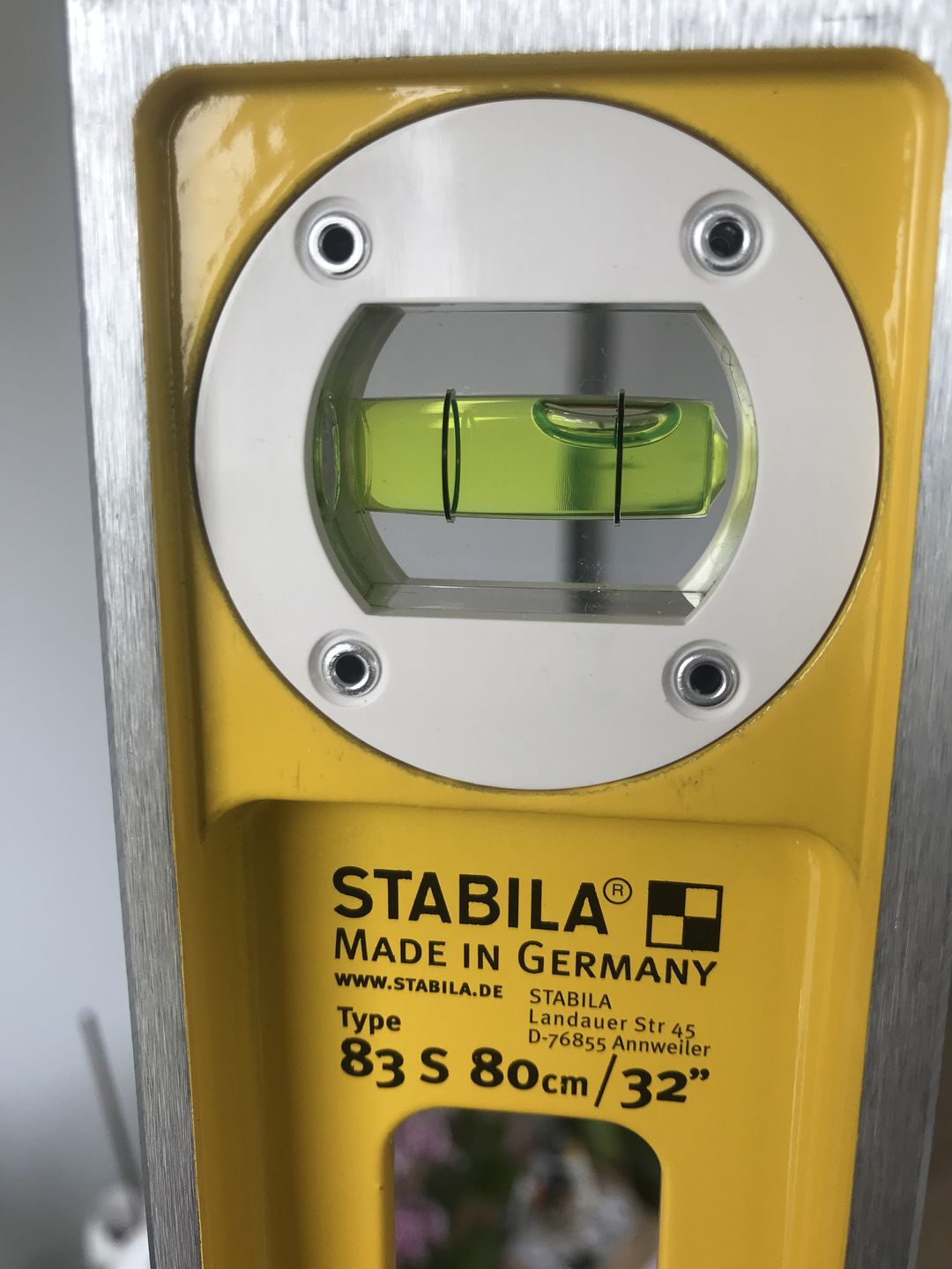 Customer photo review of Stabila 83S Level Double Plumb