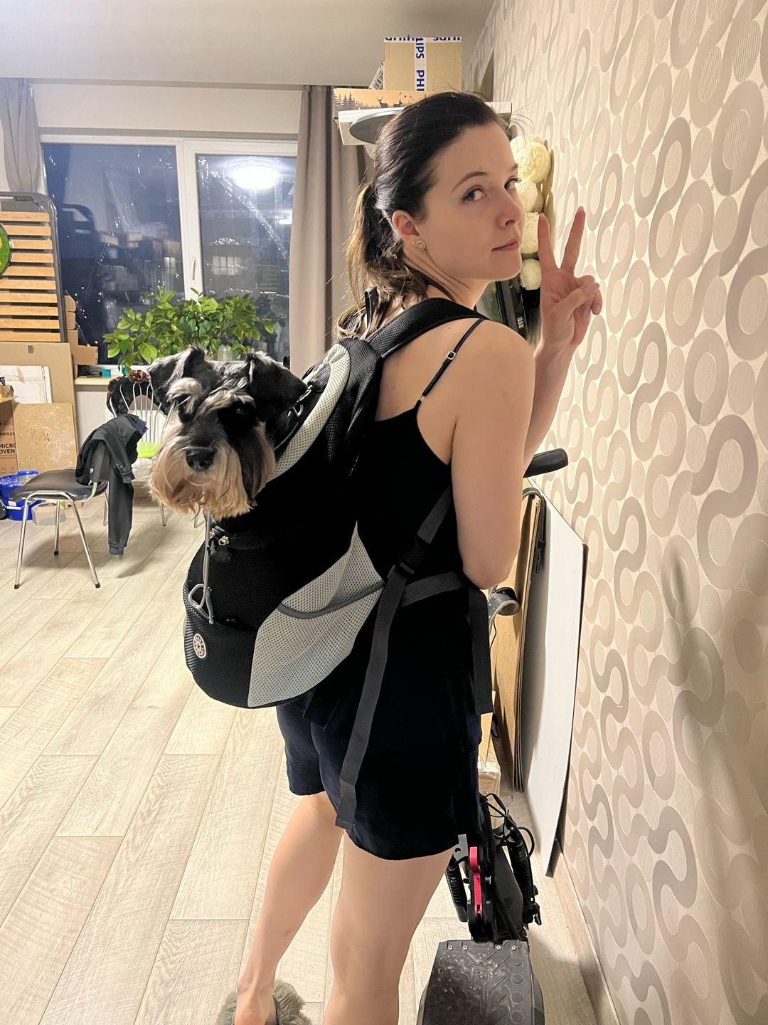 Customer photo review of Emmalove - Hunde-Rucksack