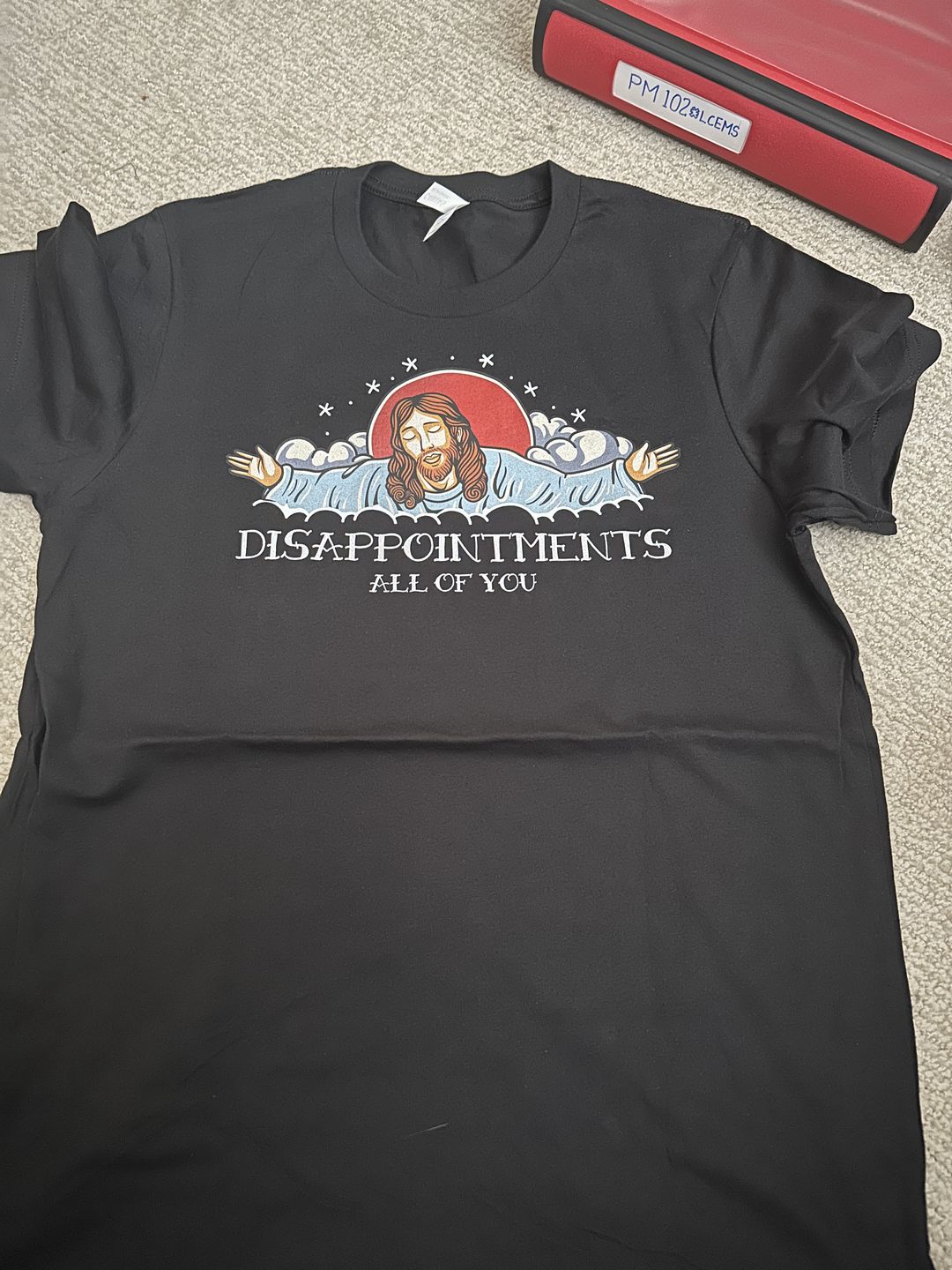Customer photo review of Premium Disappointments All Of You Old School T-shirt