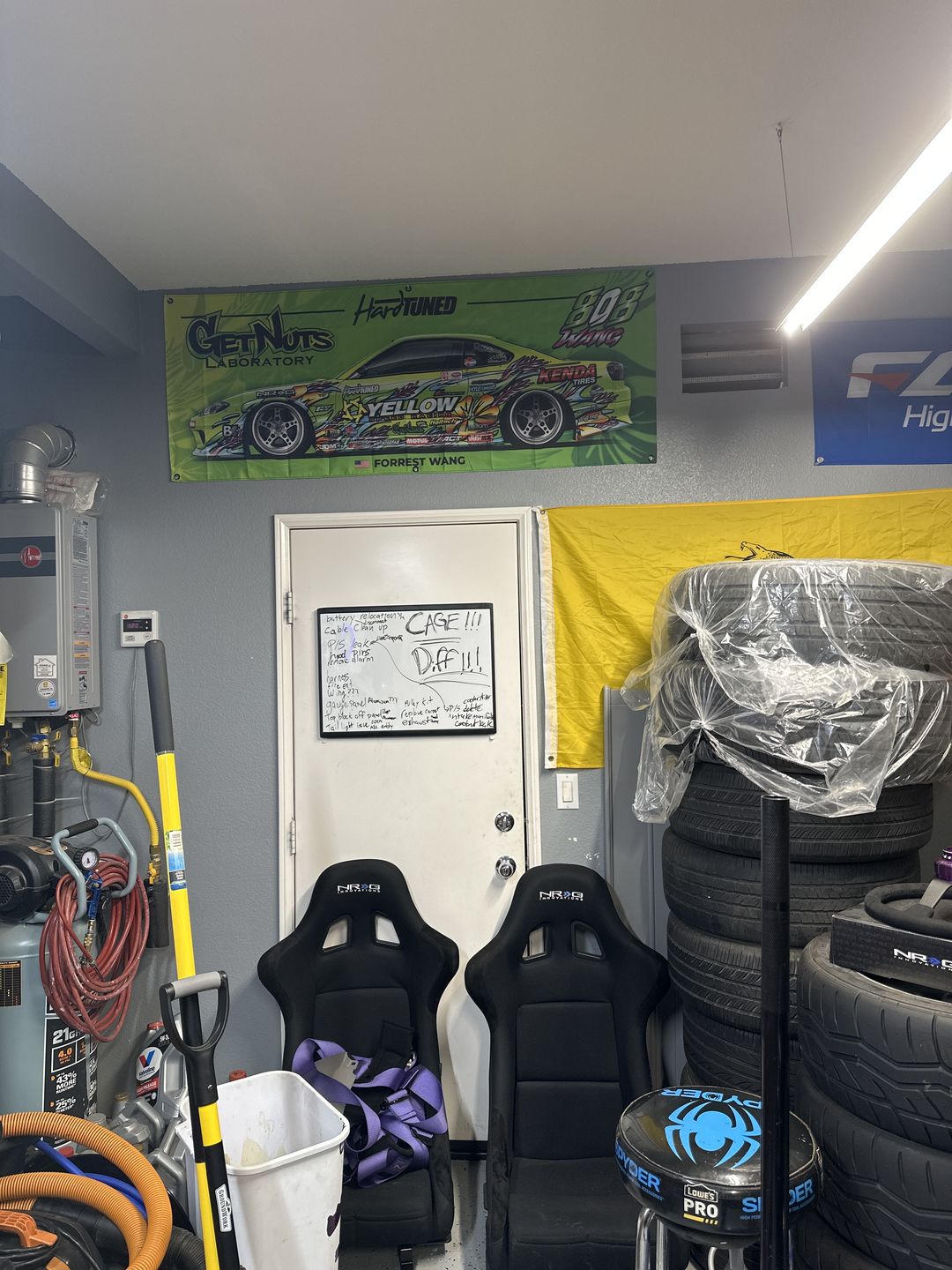Customer photo review of Forrest Wang/Get Nuts Drift Team 2023 Workshop Flag