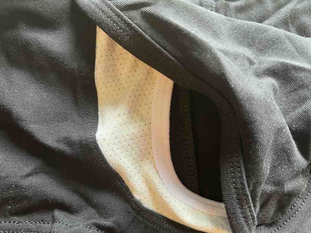 Customer photo review of 2 Pack Ball Support Pouch Casual Boxer Briefs