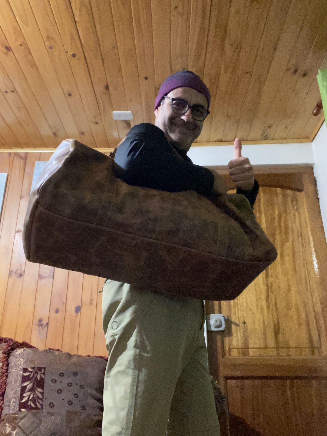 Customer photo review of Bolso Aviador