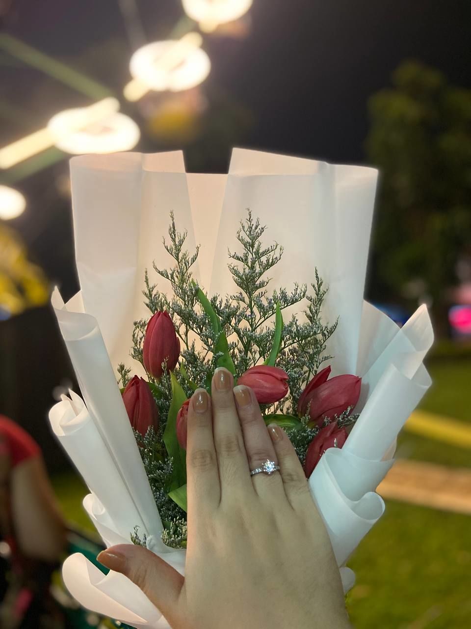 Customer photo review of 1ct Royal Crown Engagement Ring