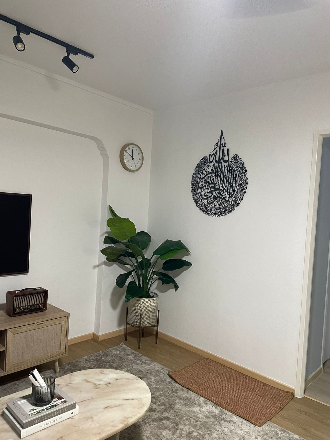 Customer photo review of Ayatul Kursi Powder Coated Islamic Wall Art Metal Calligraphy