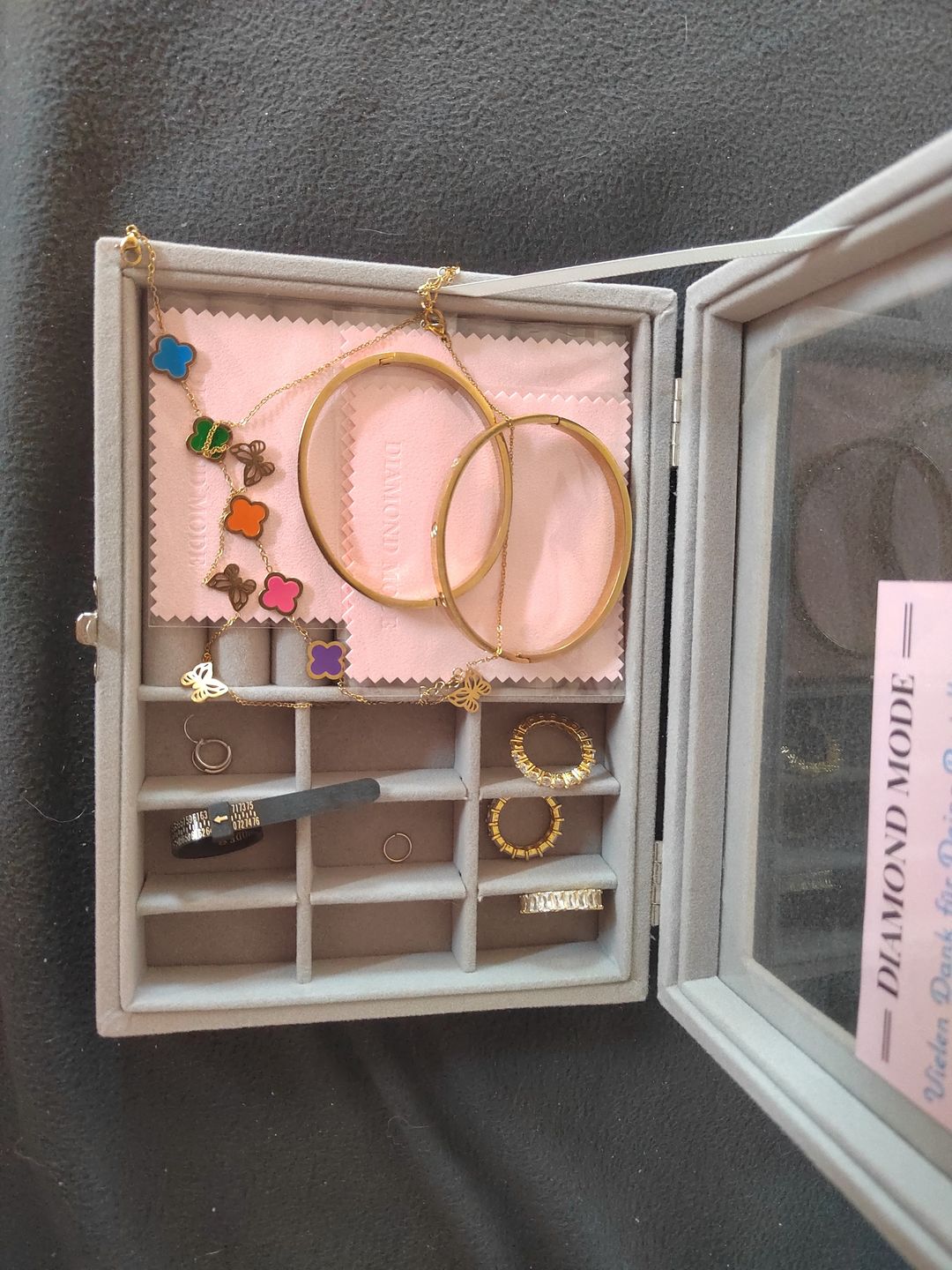 Customer photo review of Aufbewahrung für Schmuck