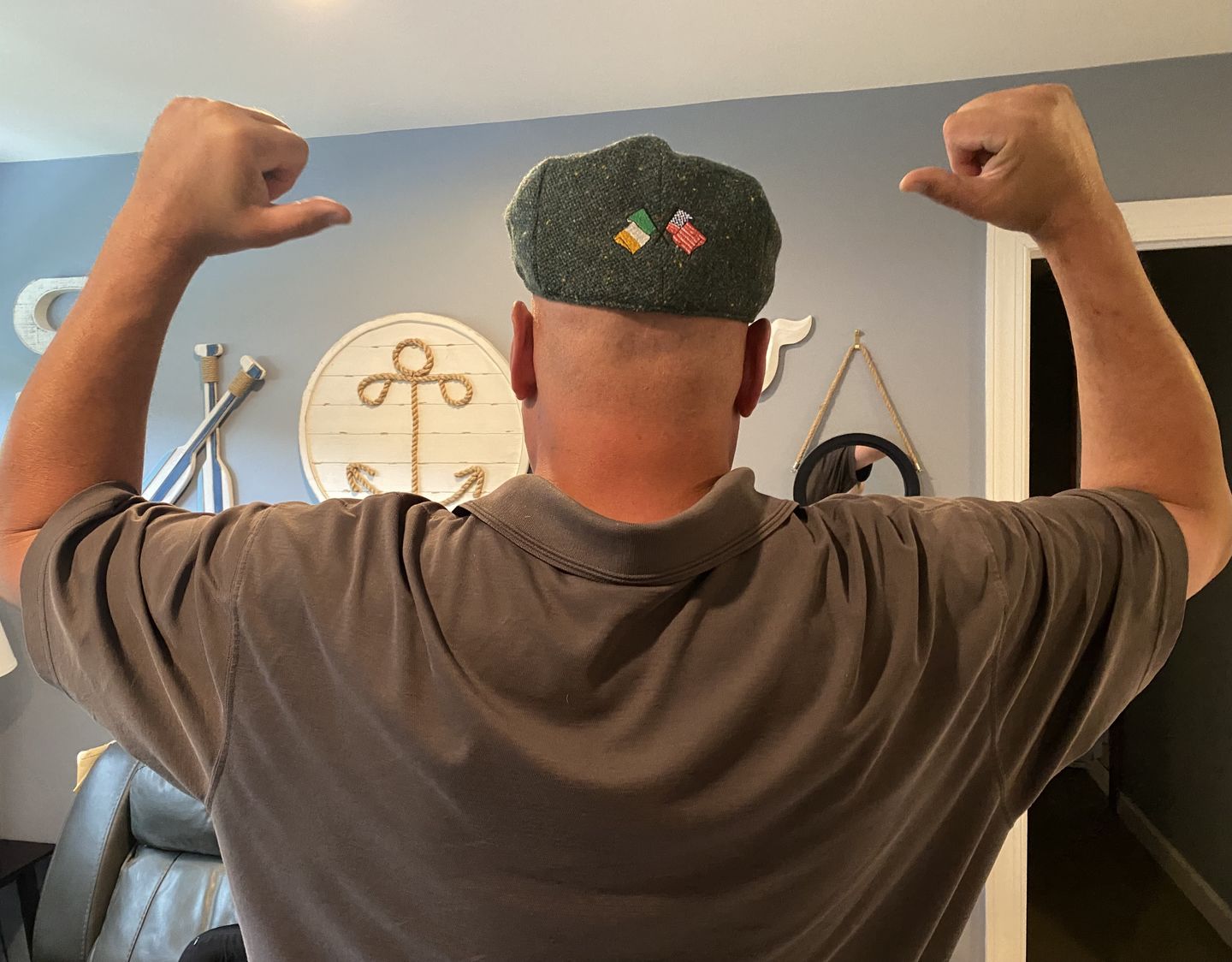 Customer photo review of Vintage Cap Linen 4th of July Limited Edition