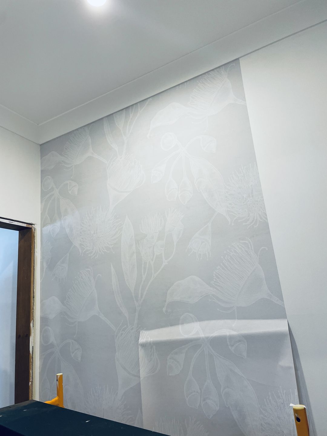 Customer photo review of Flowering Gum in Grey Wallpaper